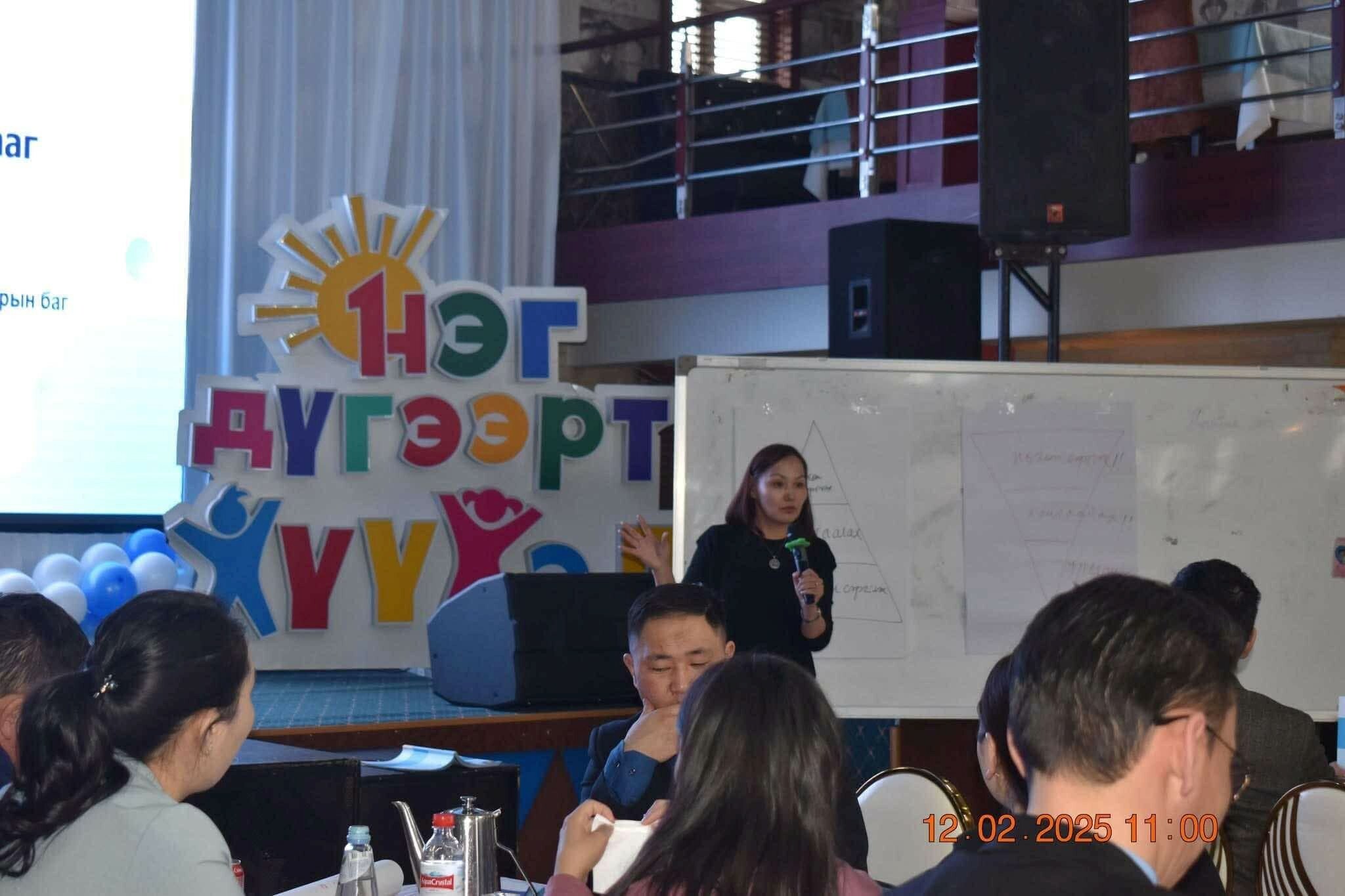 ХҮҮХЭД, ГЭР БҮЛИЙН НИЙГМИЙН АЖИЛТНУУДЫГ МЭРГЭШҮҮЛЭХ ҮНДЭСНИЙ СУРГАЛТЫГ АМЖИЛТТАЙ ЗОХИОН БАЙГУУЛЛАА