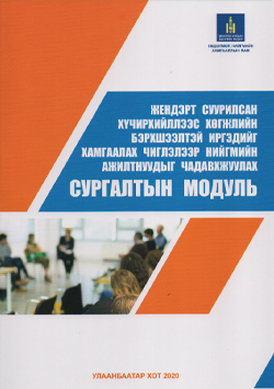Нийгмийн ажилтнуудыг чадавжуулах сургалтын модуль